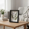 Photo Frame Single Pack, 4x6 Black, Tabletop or Wall Mount Frame for Memorabilia Crafts Wedding Memories