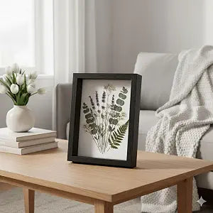 Photo Frame Single Pack, 4x6 Black, Tabletop or Wall Mount Frame for Memorabilia Crafts Wedding Memories